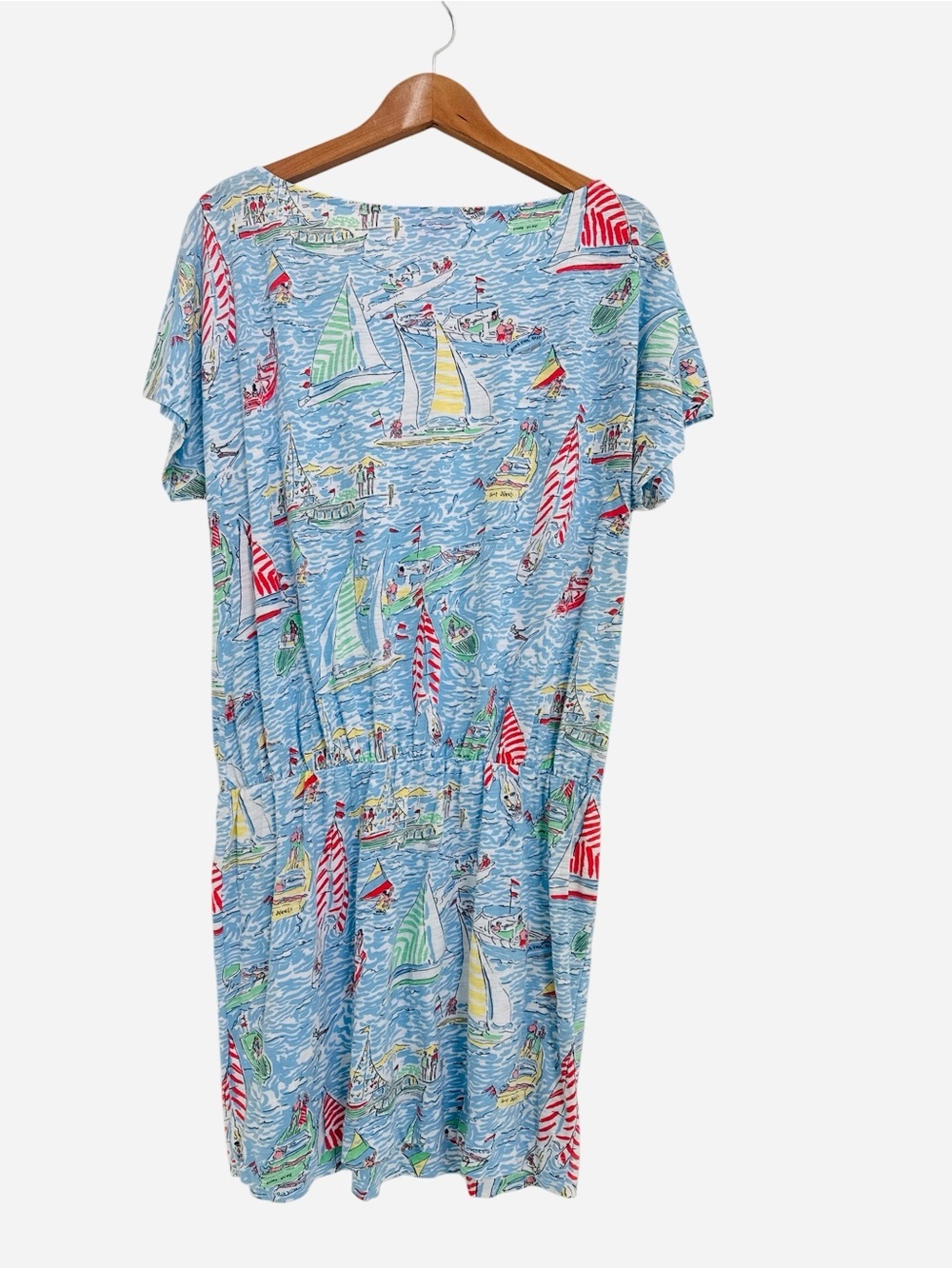 Lilly Pulitzer Carmine Dress GET NAUTI Print Size Large - Picture 2 of 6